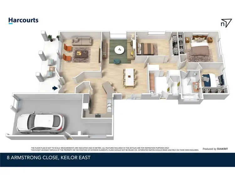 Floorplan of Homely house listing, 8 Armstrong Close, Keilor East VIC 3033