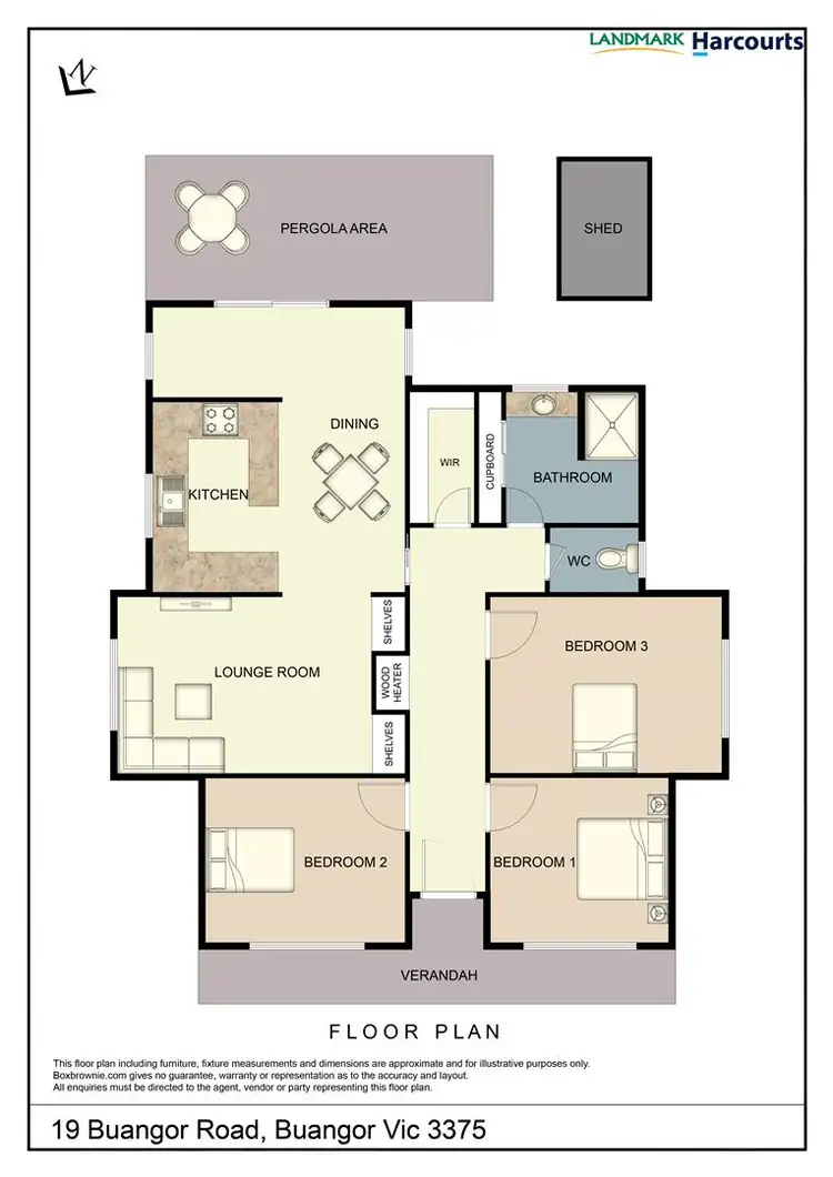 Floorplan of Homely house listing, 19 Buangor Road, Buangor VIC 3375