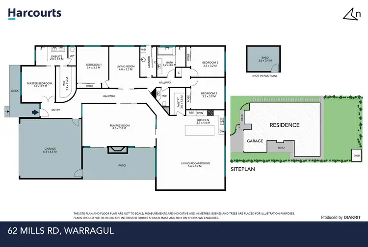 Floorplan of Homely house listing, 62 Mills Road, Warragul VIC 3820