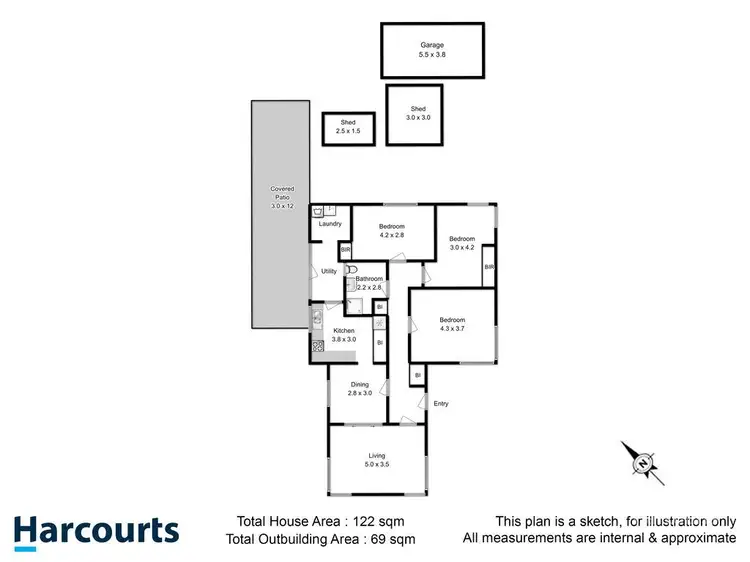 Floorplan of Homely house listing, 341 Brooker Highway, Lutana TAS 7009