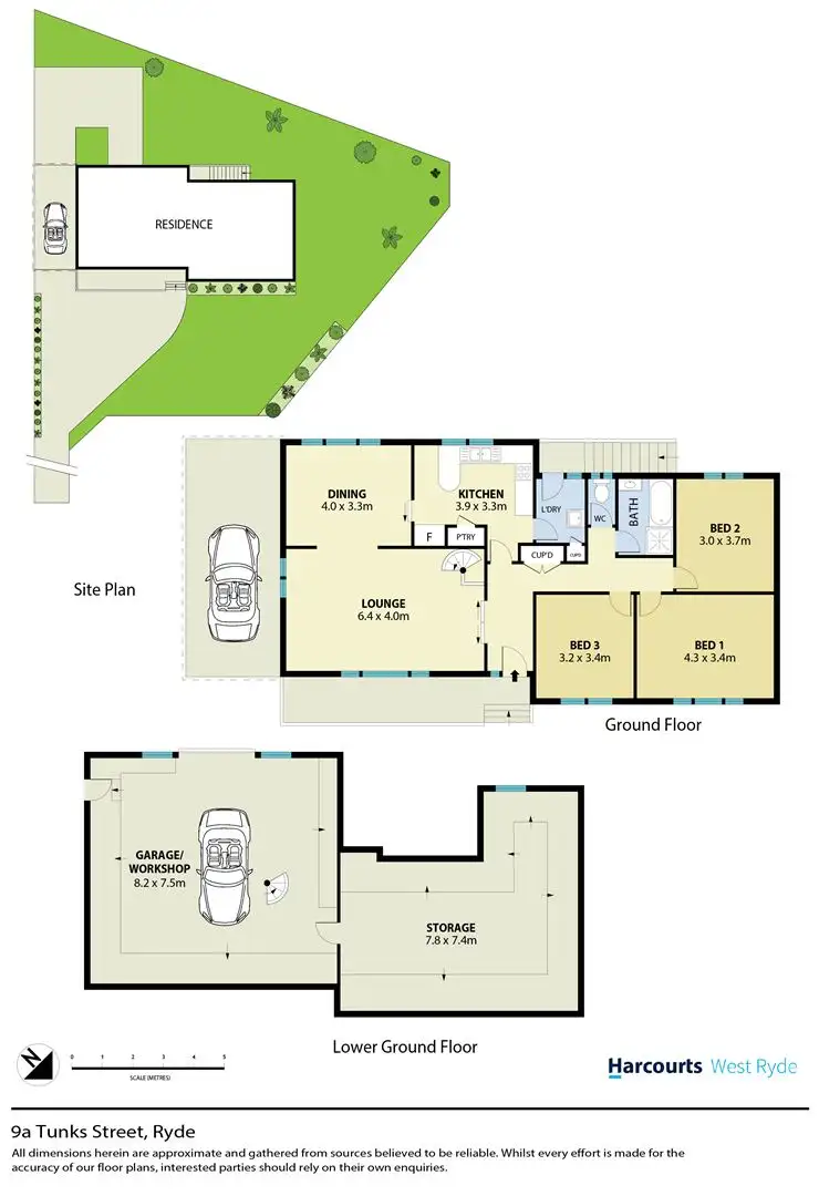 Floorplan of Homely house listing, 9a Tunks Street, Ryde NSW 2112