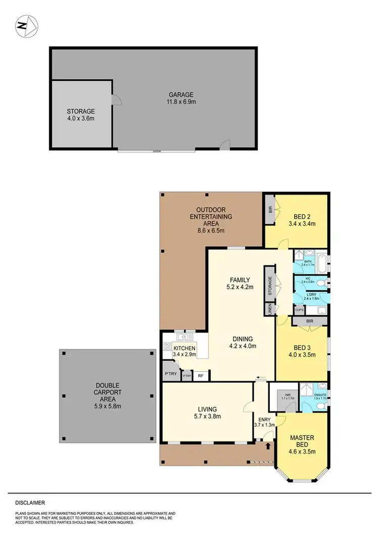 Floorplan of Homely house listing, 118 Yarana Drive, Mount Helen VIC 3350