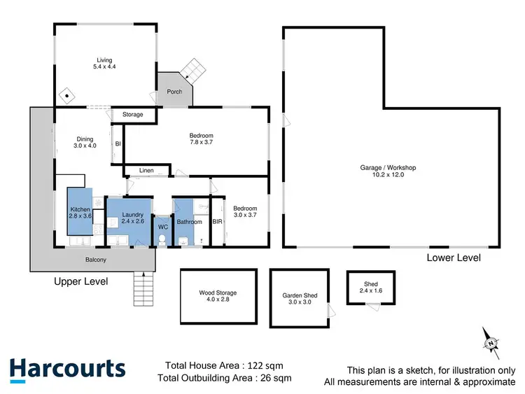 Floorplan of Homely house listing, 167 Brightwater Road, Blackmans Bay TAS 7052