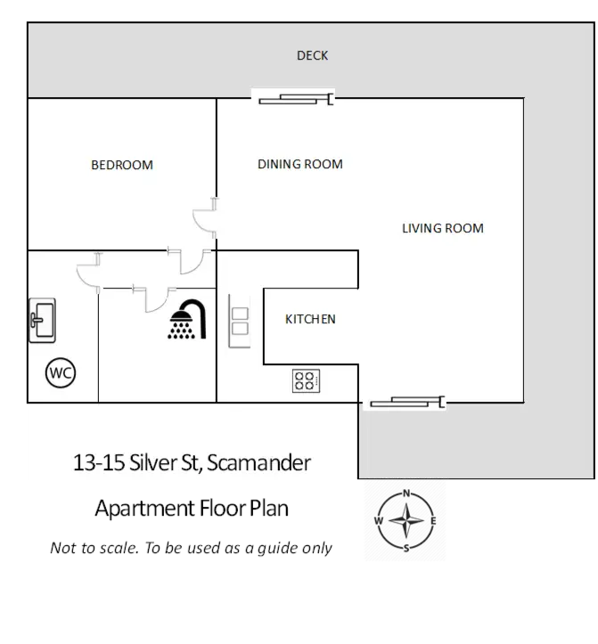Floorplan of Homely house listing, 13-15 Silver Street, Scamander TAS 7215