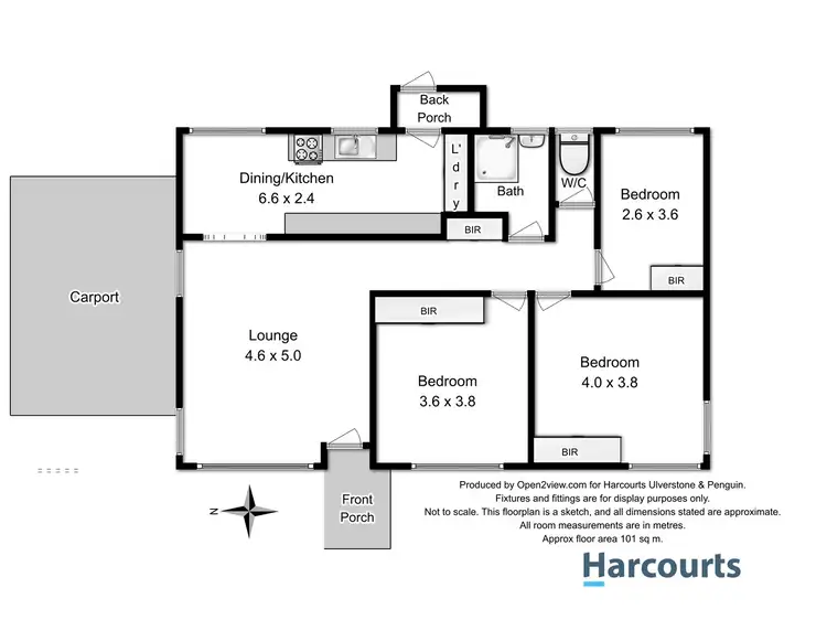 Floorplan of Homely house listing, 3 Gaffney Street, Ulverstone TAS 7315