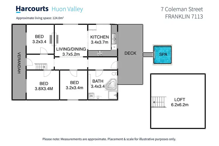 Floorplan of Homely house listing, 7 Coleman Street, Franklin TAS 7113
