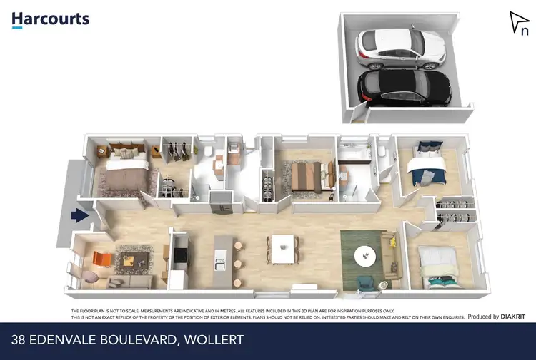 Floorplan of Homely house listing, 38 Edenvale Boulevard, Wollert VIC 3750