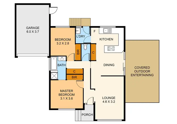 Floorplan of Homely unit listing, 3/7 Daffodil Road, Boronia VIC 3155