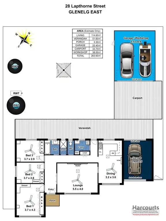 Floorplan of Homely house listing, 28 Lapthorne Street, Glenelg East SA 5045