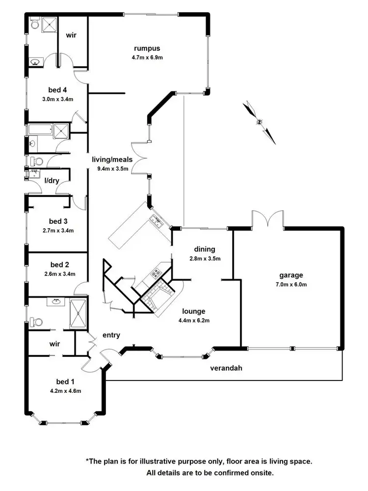 Floorplan of Homely house listing, 2 Mckay Close, Berwick VIC 3806