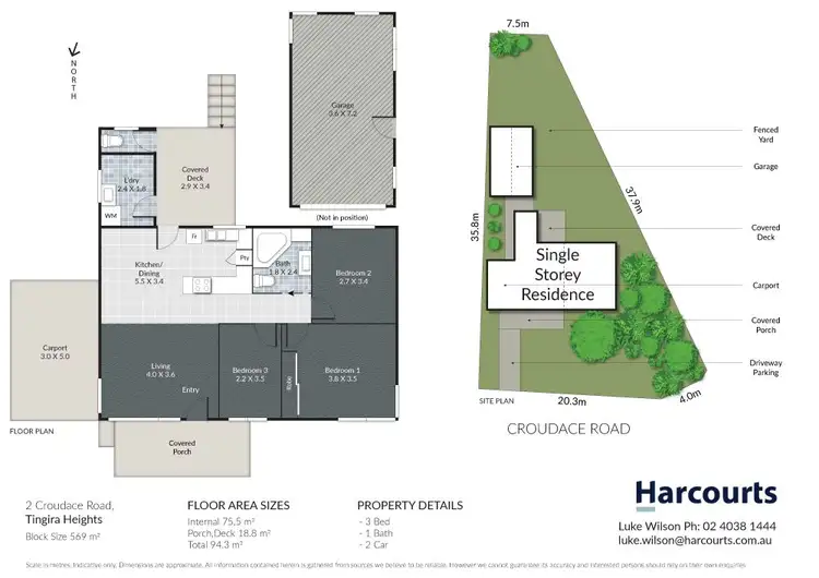 Floorplan of Homely house listing, 2 Croudace Road, Tingira Heights NSW 2290