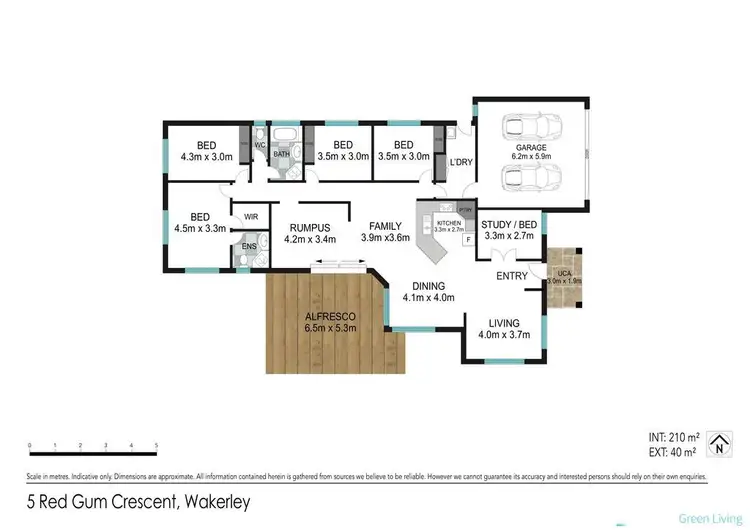 Floorplan of Homely house listing, 5 Red Gum Crescent, Wakerley QLD 4154