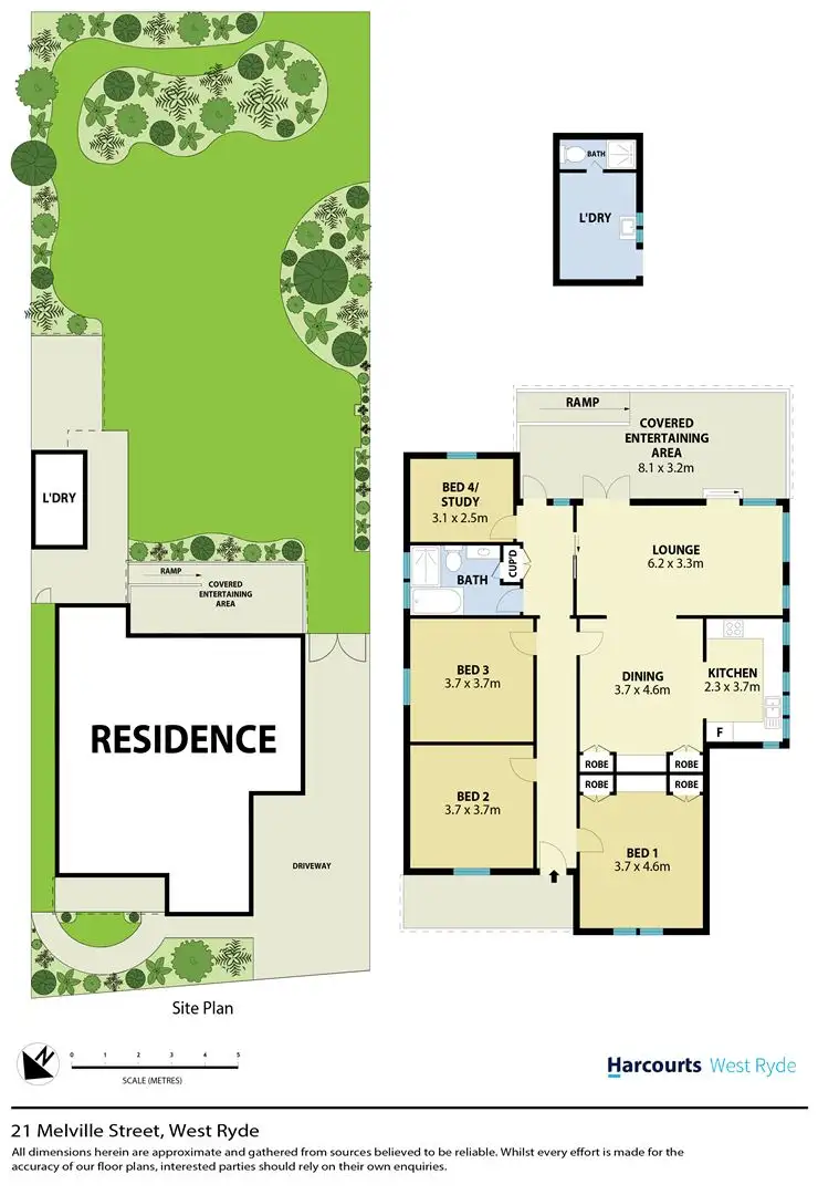 Floorplan of Homely house listing, 21 Melville Street, West Ryde NSW 2114
