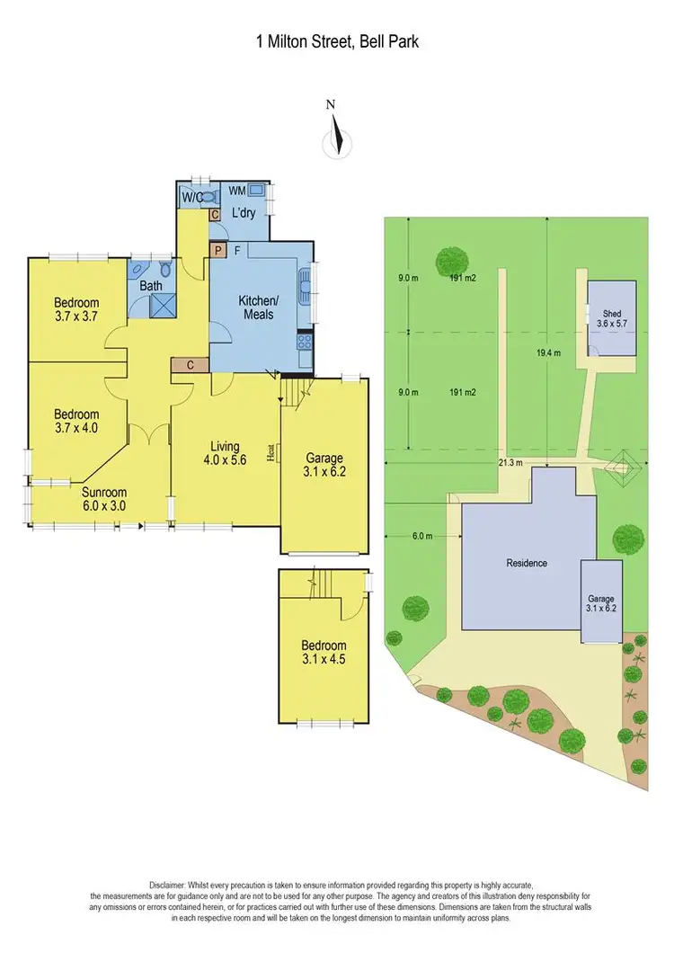 Floorplan of Homely house listing, 1 Milton Street, Bell Park VIC 3215