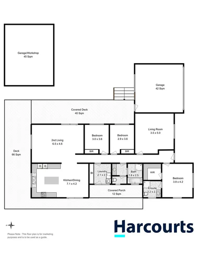 Floorplan of Homely house listing, 49 Provence Drive, Carlton TAS 7173
