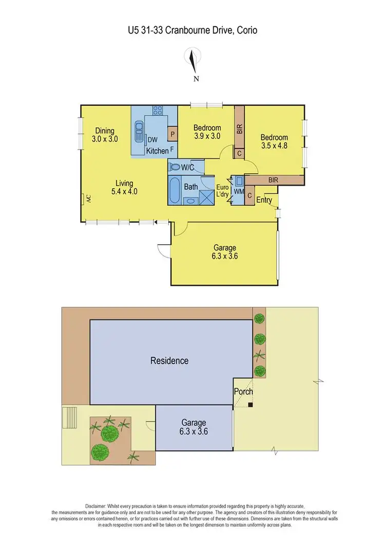 Floorplan of Homely house listing, 5/31-33 Cranbourne Drive, Corio VIC 3214