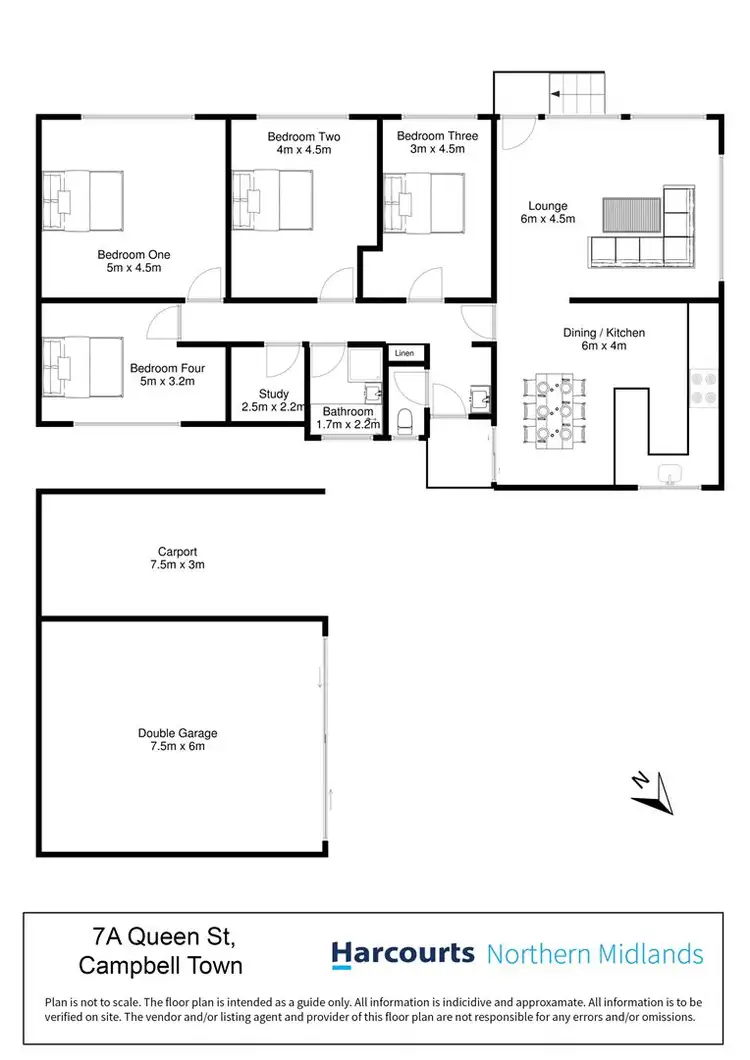 Floorplan of Homely house listing, 7a Queen Street, Campbell Town TAS 7210