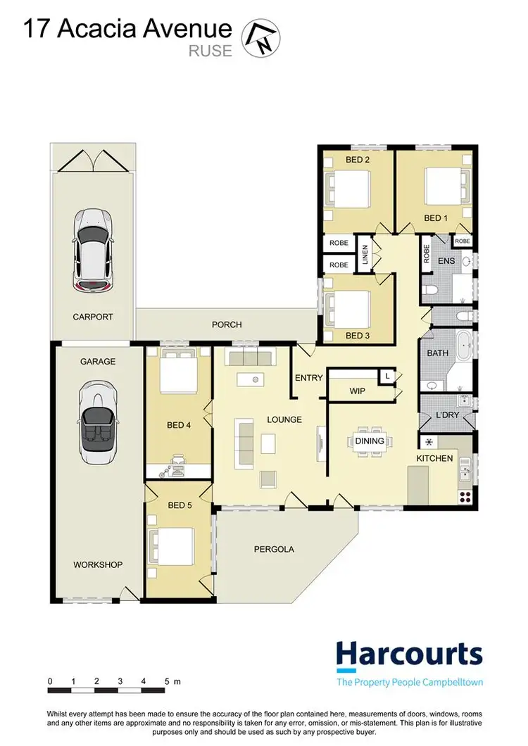 Floorplan of Homely house listing, 17 Acacia Avenue, Ruse NSW 2560