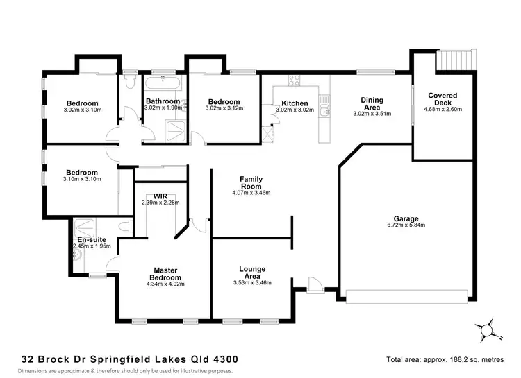 Floorplan of Homely house listing, 32 Brock Drive, Springfield Lakes QLD 4300