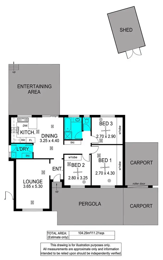 Floorplan of Homely house listing, 13 Berringa Street, Hallett Cove SA 5158