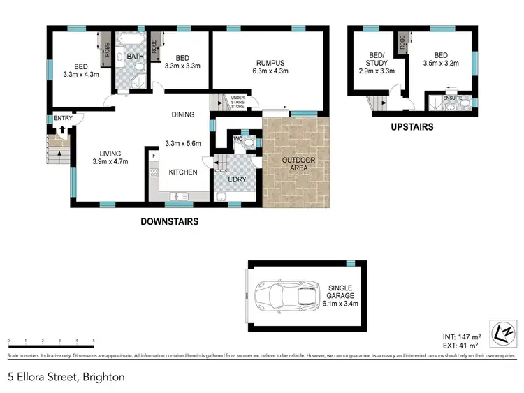 Floorplan of Homely house listing, 5 Ellora St, Brighton QLD 4017