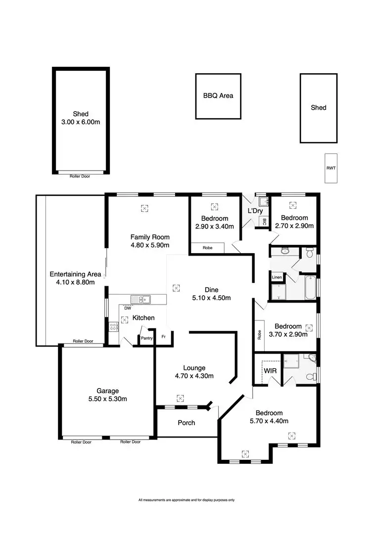 Floorplan of Homely house listing, 5 Burton Bank, Aldinga Beach SA 5173