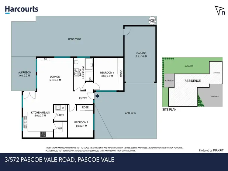 Floorplan of Homely unit listing, 3/572 Pascoe Vale Road, Pascoe Vale VIC 3044