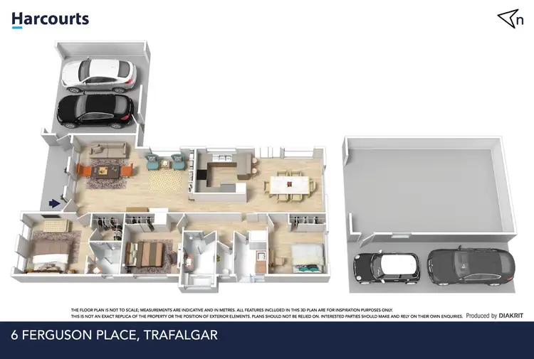 Floorplan of Homely house listing, 6 Ferguson Place, Trafalgar VIC 3824