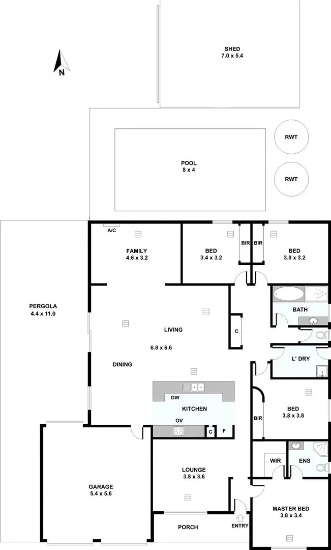 Floorplan of Homely house listing, 18 Light Street, Kapunda SA 5373