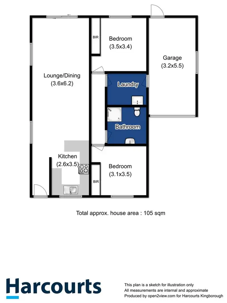 Floorplan of Homely unit listing, 29/1684 Channel Highway, Margate TAS 7054