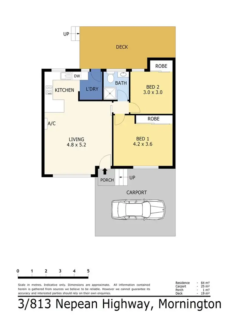 Floorplan of Homely unit listing, 3/813 Nepean Highway, Mornington VIC 3931
