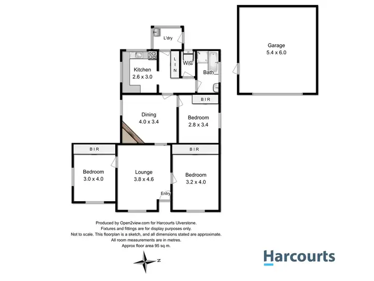 Floorplan of Homely house listing, 13 Whitelaw Street, Ulverstone TAS 7315