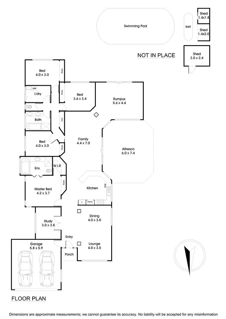Floorplan of Homely house listing, 30 Paperbark Place, Knoxfield VIC 3180