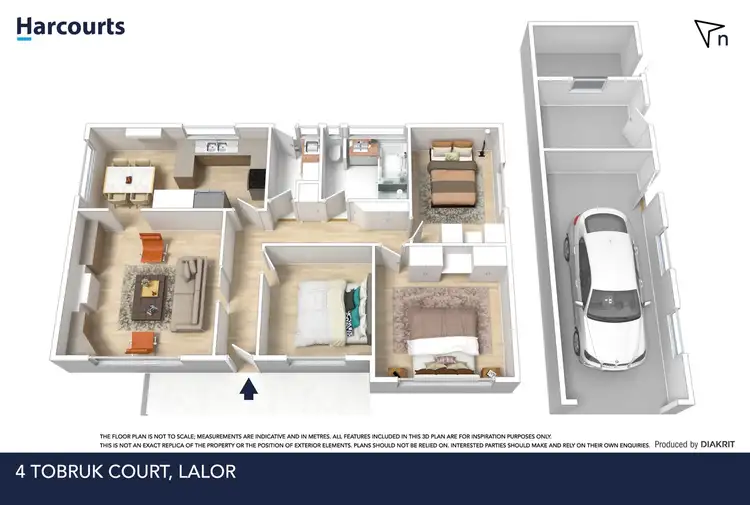 Floorplan of Homely house listing, 4 Tobruk Court, Lalor VIC 3075