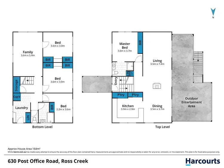 Floorplan of Homely house listing, 630 Post Office Road, Ross Creek VIC 3351
