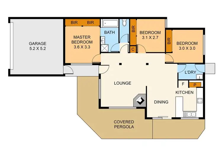 Floorplan of Homely unit listing, 1/56 Farnham Road, Bayswater VIC 3153