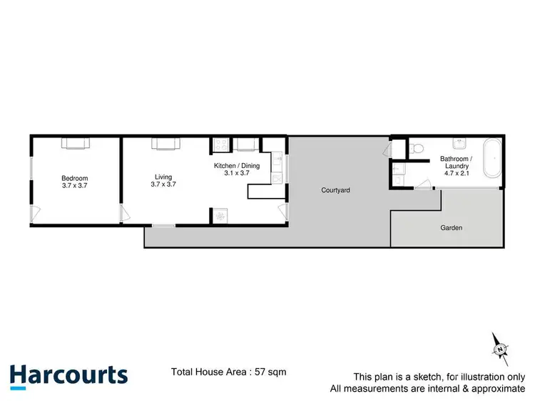 Floorplan of Homely house listing, 6 South Street, Battery Point TAS 7004