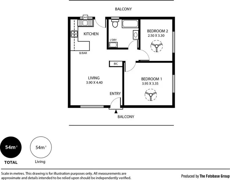 Floorplan of Homely flat listing, 5/50 Gladstone Avenue, Kilburn SA 5084