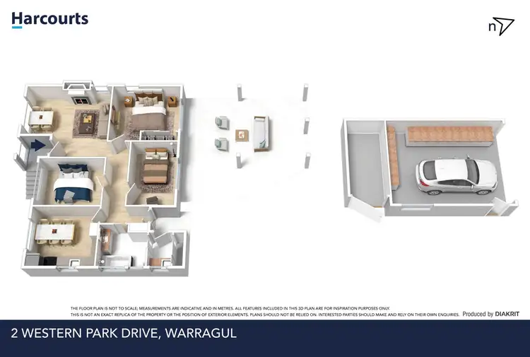 Floorplan of Homely house listing, 2 Western Park Drive, Warragul VIC 3820