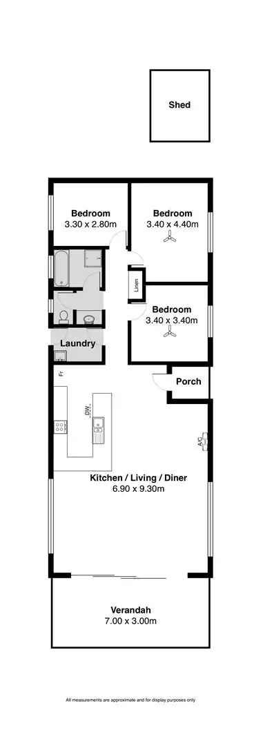 Floorplan of Homely house listing, 6 Charles Street, Middleton SA 5213