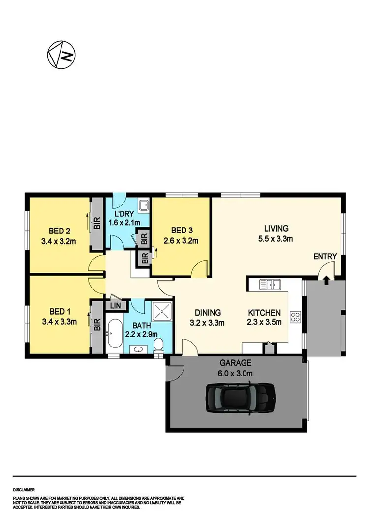 Floorplan of Homely townhouse listing, 8b Rachel Court, Sebastopol VIC 3356