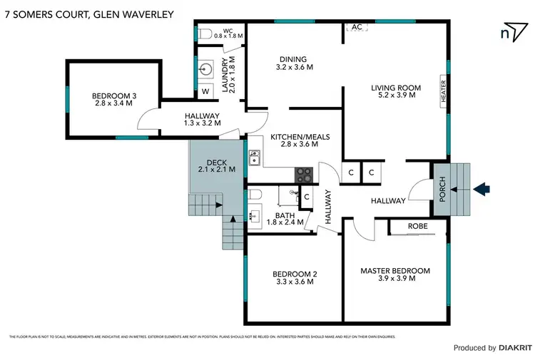 Floorplan of Homely house listing, 7 Somers Court, Glen Waverley VIC 3150