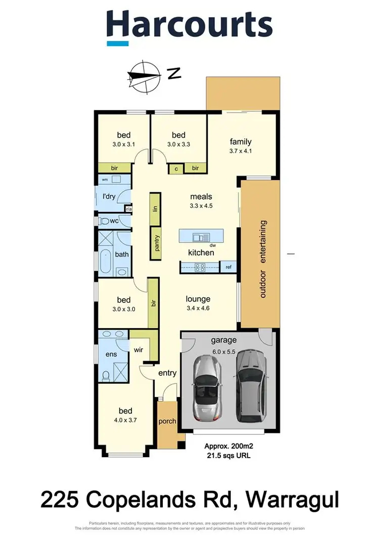 Floorplan of Homely house listing, 225 Copelands Road, Warragul VIC 3820