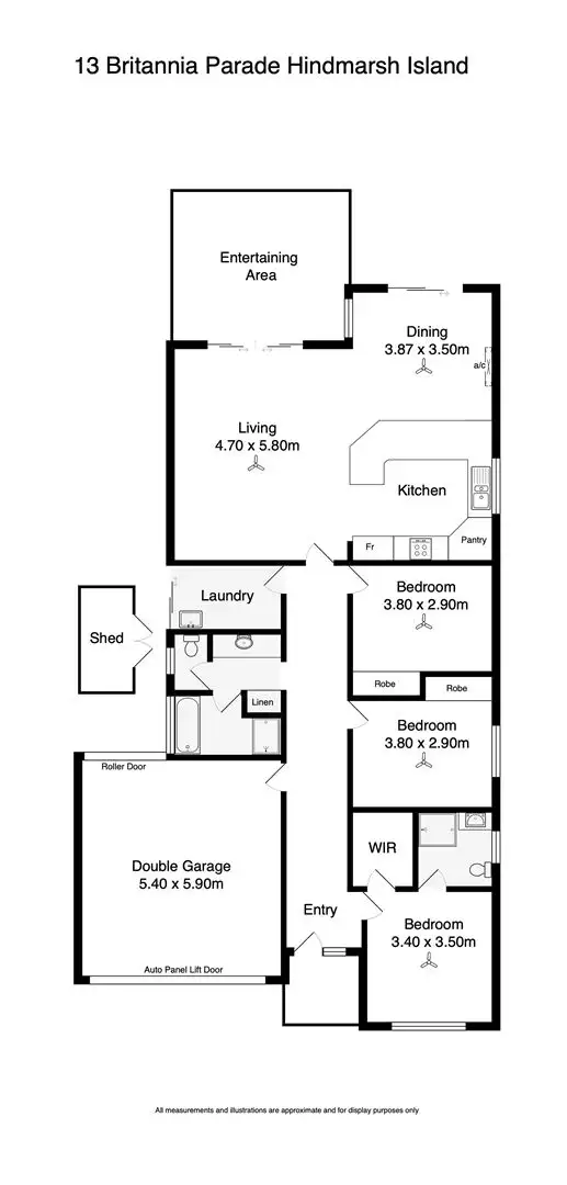 Floorplan of Homely house listing, 13 Britannia Parade, Hindmarsh Island SA 5214