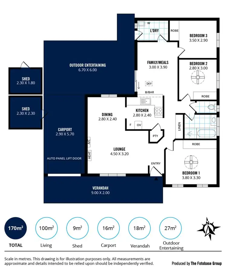 Floorplan of Homely house listing, 2 Lennon Lodge Lane, Coromandel Valley SA 5051