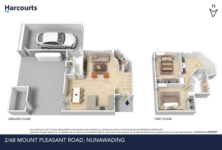 Floorplan of Homely townhouse listing, 2/68 Mount Pleasant Road, Nunawading VIC 3131