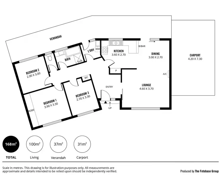 Floorplan of Homely house listing, 47 Brookvale Road, Dernancourt SA 5075