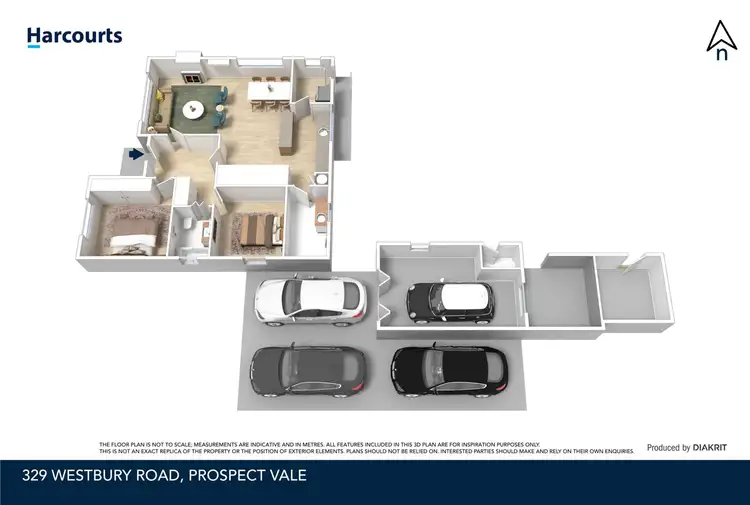 Floorplan of Homely house listing, 329 Westbury Road, Prospect Vale TAS 7250