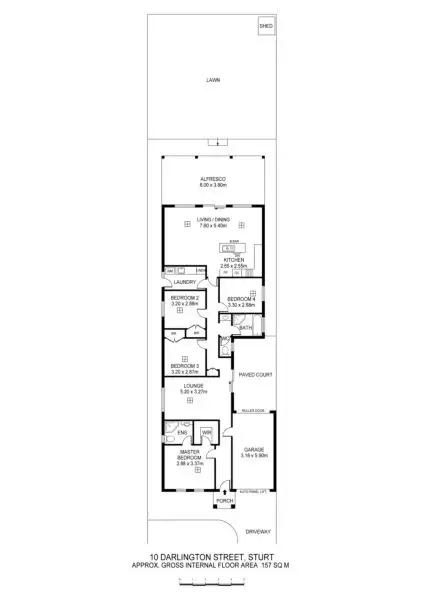 Floorplan of Homely house listing, 10 Darlington Street, Sturt SA 5047