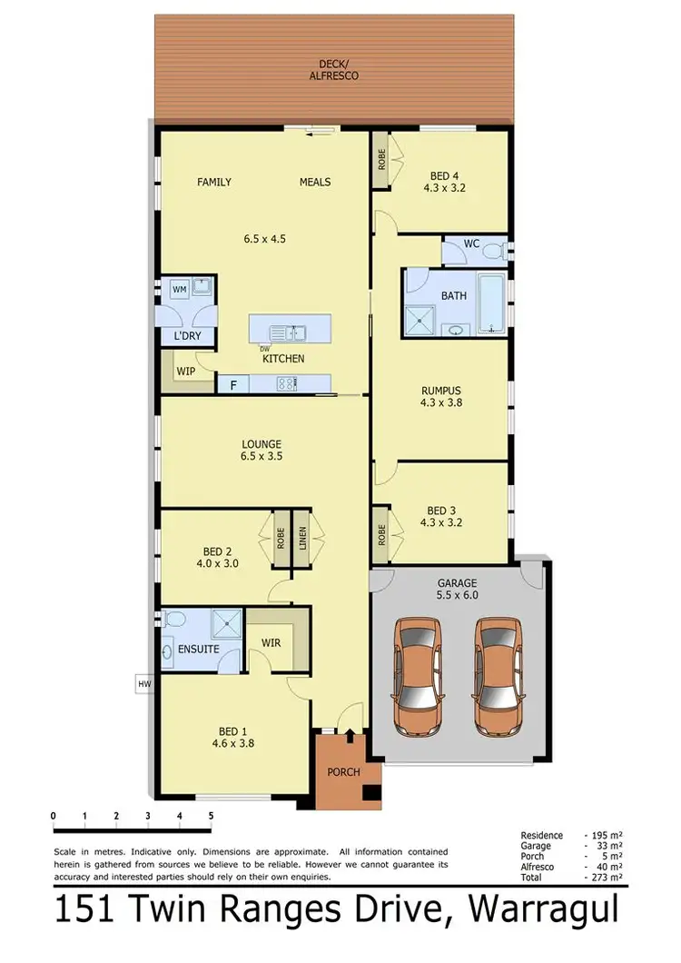Floorplan of Homely house listing, 151 Twin Ranges Drive, Warragul VIC 3820